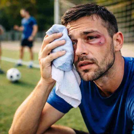 Plancher orbital fracture : causes fréquentes chez les sportifs amateurs