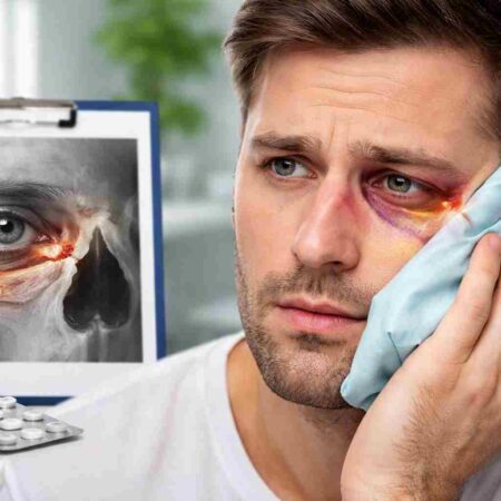 Plancher orbital fracture : combien de semaines pour guérir ?